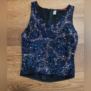 Emma James sequin/beaded tank